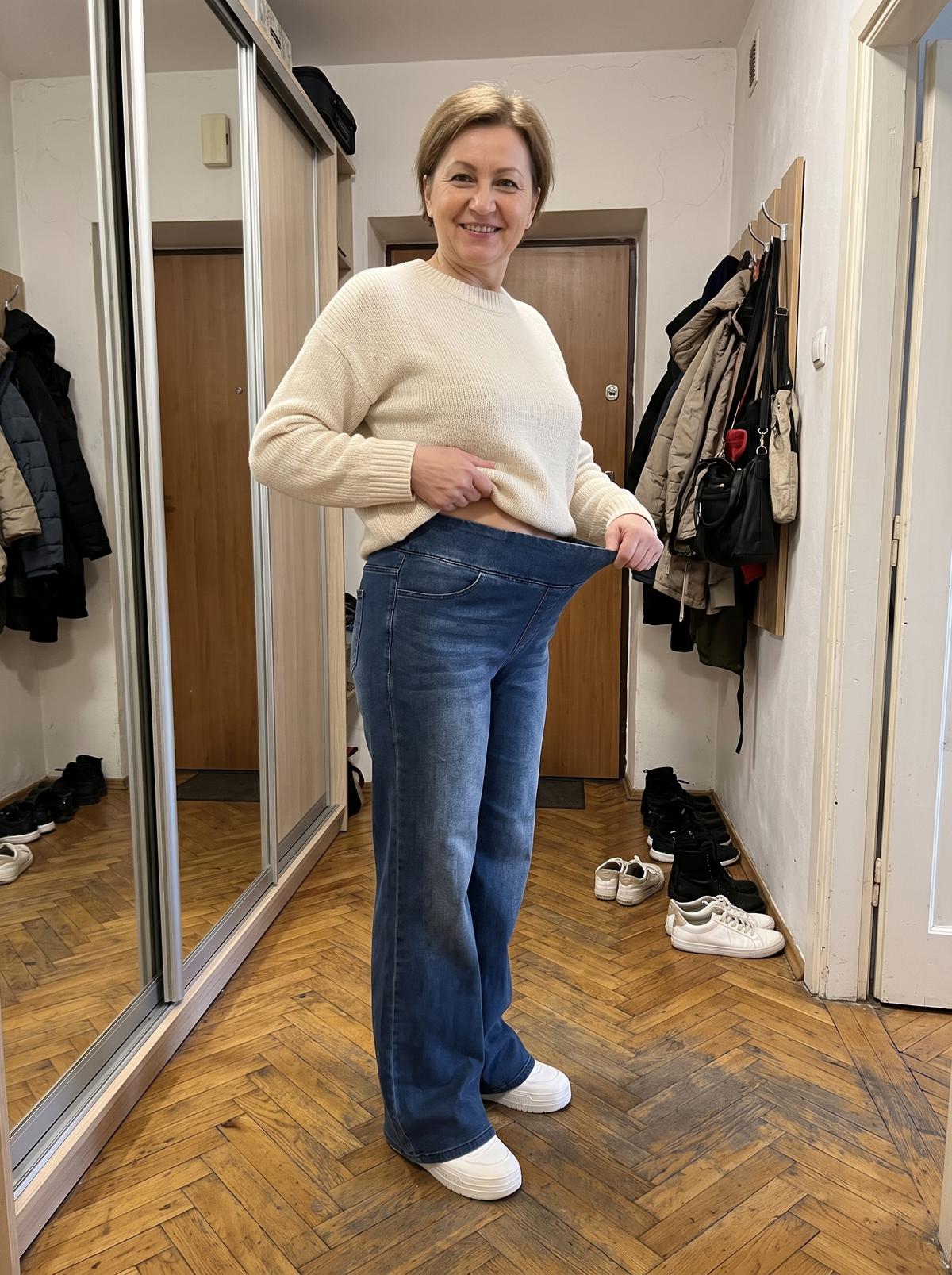 Jeansy Ilona – elastyczny pas, który się rozciąga